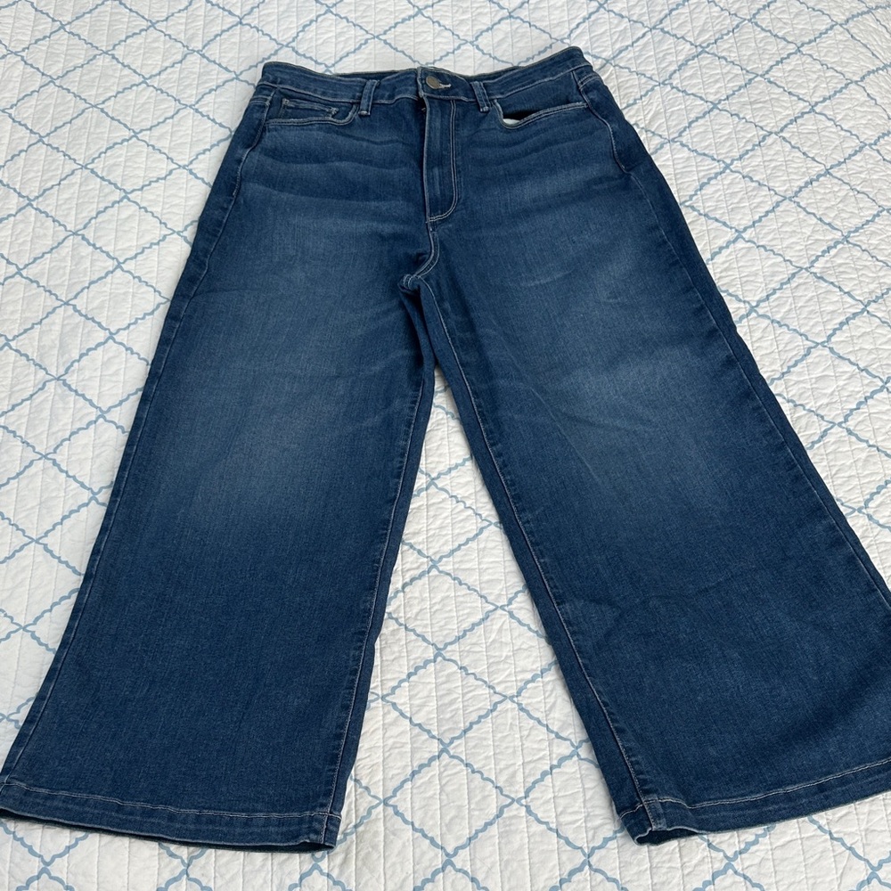 PAIGE Dark Blue Flare Jeans